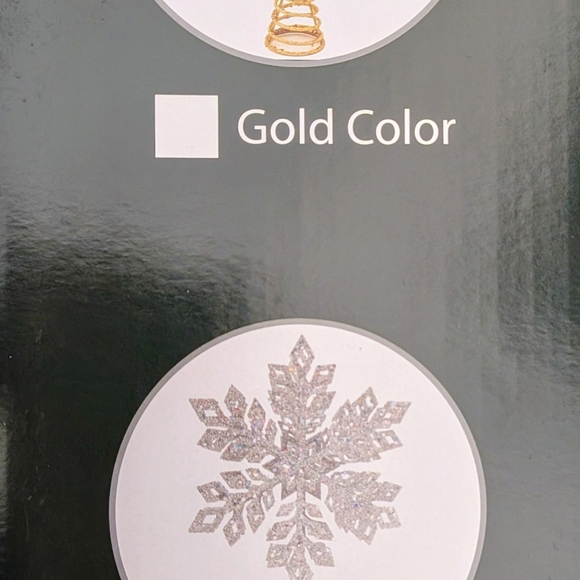 Silver Snowflake Projector LED Tree Top - Picture 4 of 5